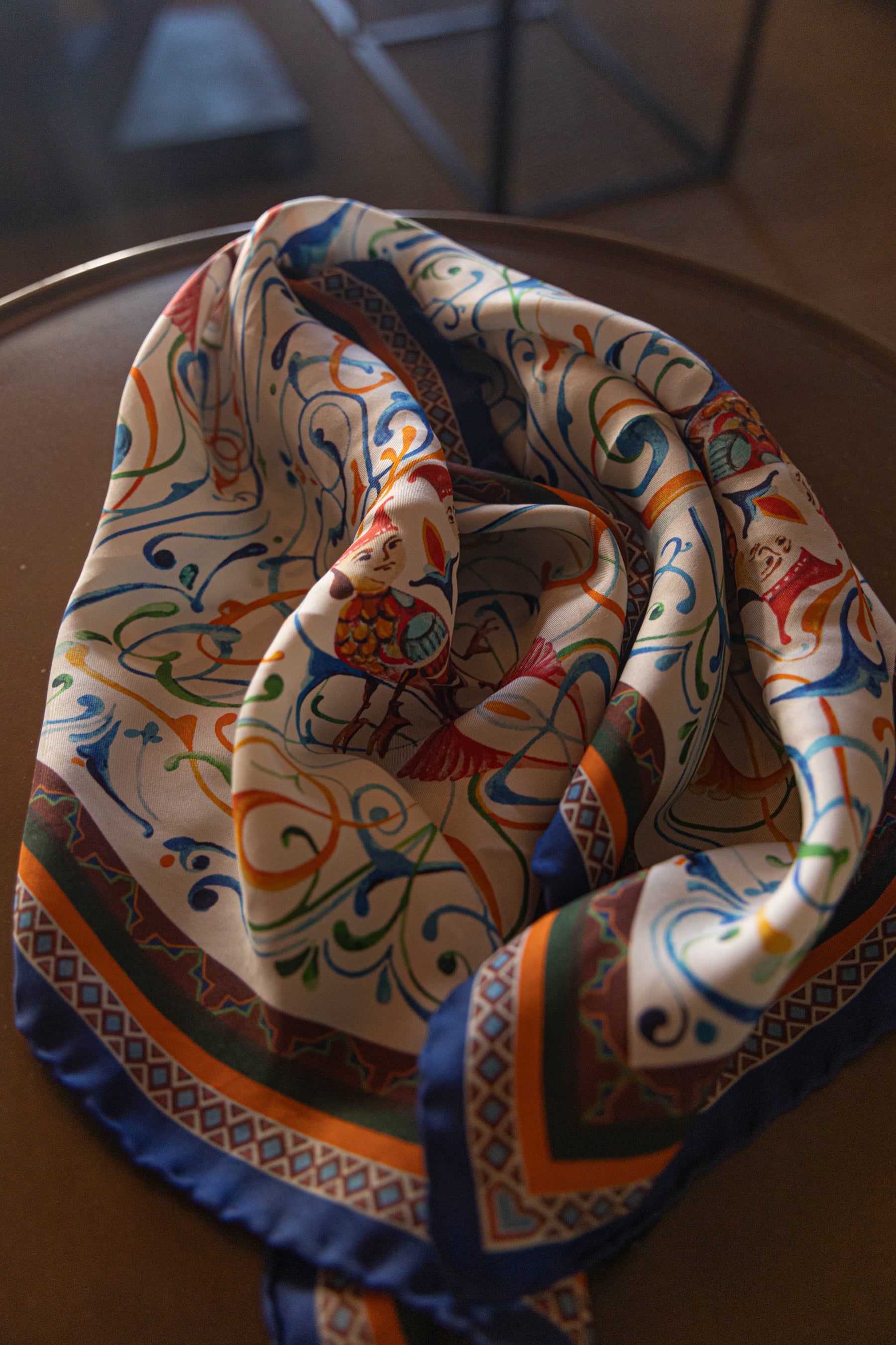 Lucine Silk Twill Scarf